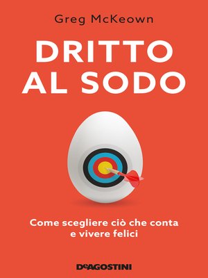 cover image of Dritto al sodo (De Agostini)